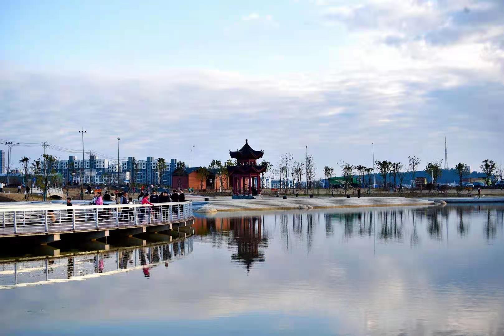 宿松生态湖美景渐现，建设新篇章开启