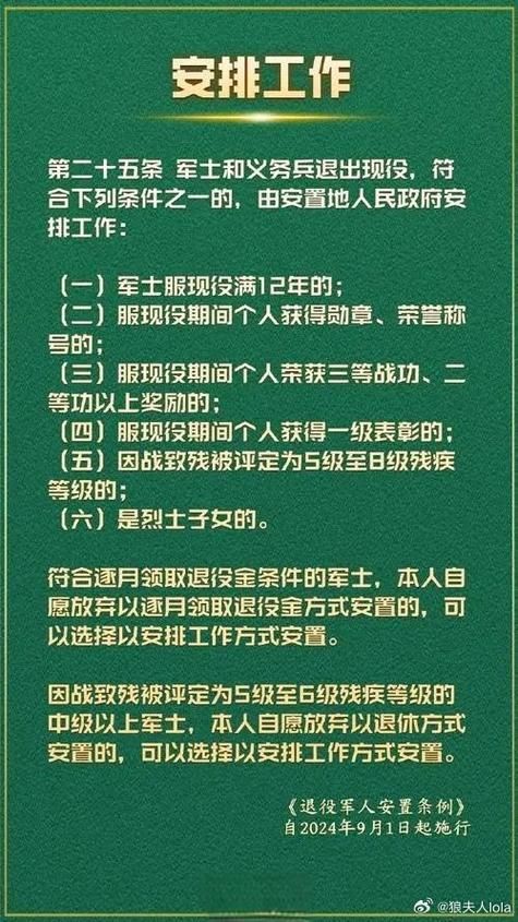 最新颁布的军队员工安置政策文件解析